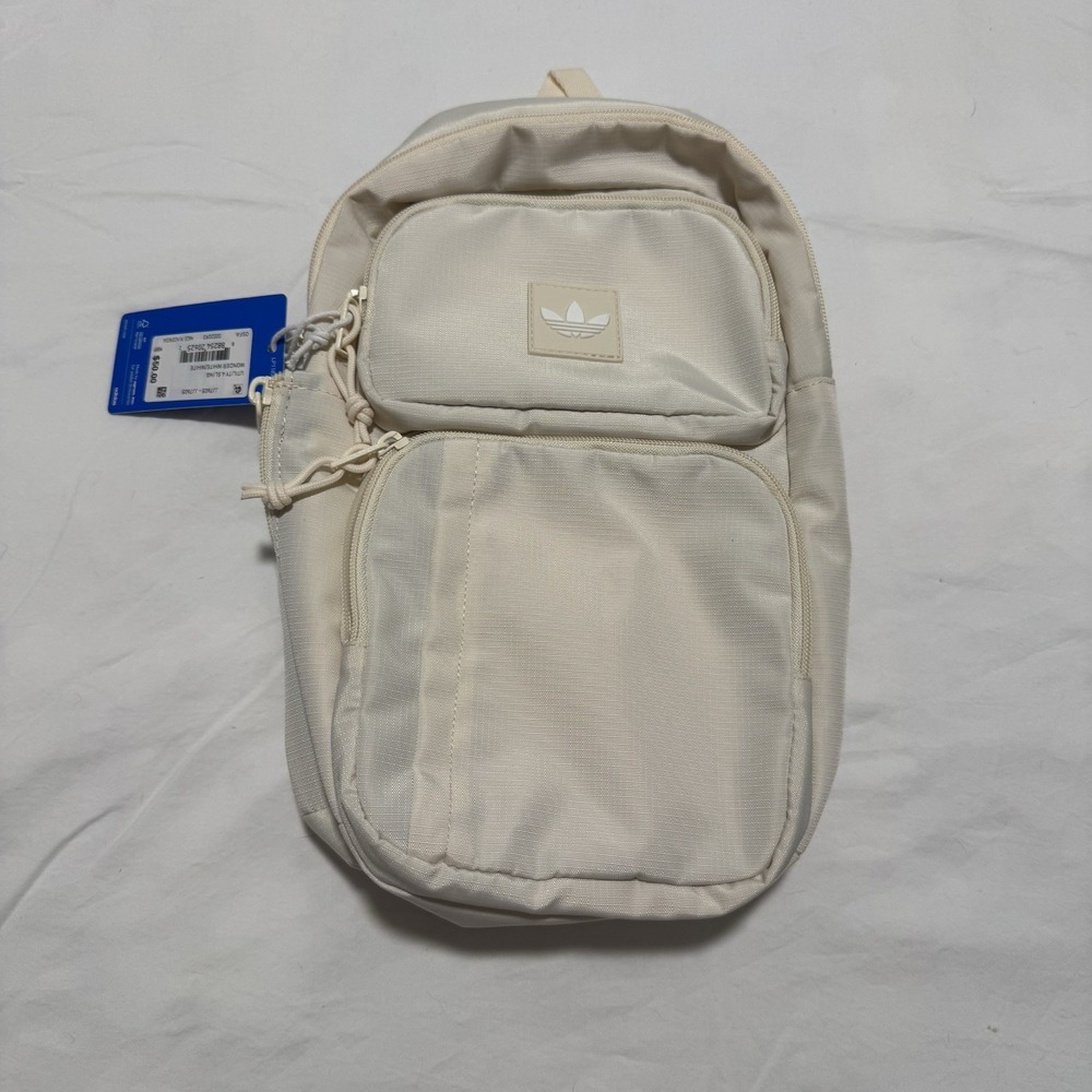 Adidas Utility 4 Sling Crossbody Bag Wonder White Unisex OSFA New With Tags